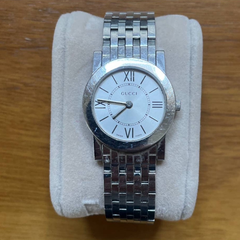 Vintage Gucci Ladies wristwach in Stainless Steel.